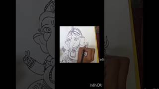 ganpati drawing || ganesh ji Drawing || #shorts #yt shorts #tradingshorts #ganeshji #drawing