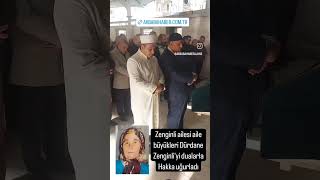 Zenginli ailesi aile büyükleri Dürdane Zenginli'yi dualarla Hakka uğurladı