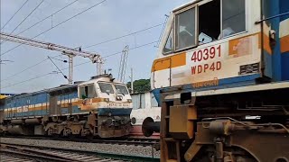 Thunderous CLASH !!! of Two High Speed Diesel Trains at 130 Kmph | Indian Railways