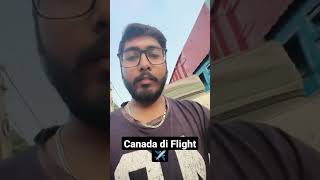 Canada di Flight ✈️#shorts #trending #viral #algrowchallenge #canada #flight