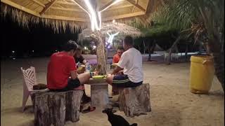 MAKAN MALAM DI PANTAI SEMBILAN SUMENEP