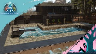 Ark: Survival Ascended | Modern House w/Pool (Speed Build)