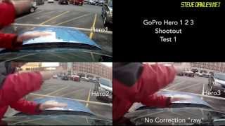 GoPro Hero 1 2 3 Camera Side By Side Shoot Out Review Test