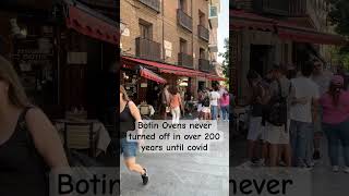 Botin is the Worlds oldest restaurant - Madrid Spain #shorts #foodie #food #travel