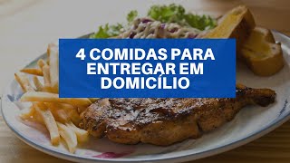 4 IDEIAS DE COMIDA PARA ENTREGA EM DOMICÍLIO