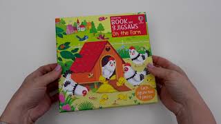 Usborne - Book and 3 Jigsaws On the Farm