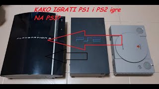 KAKO SKINUTI,PREBACITI I IGRATI PS1 i PS2 IGRE NA PS3 KONZOLI