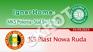 Polonia-Stal Świdnica - KS Piast Nowa Ruda / skrót meczu