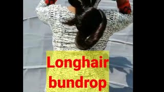 Let the beautiful bun drop ❤ #longhair