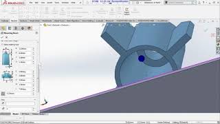 How to use Mounting Boss Command in Solidworks || Advanced Tools || Fastening Feature.