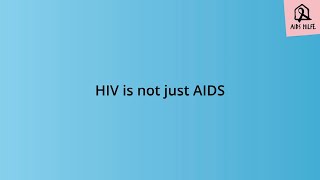 HIV und AIDS - der Unterschied. Englisch