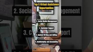 Top 5 Virtual Assistant Opportunities In 2024 #shorts