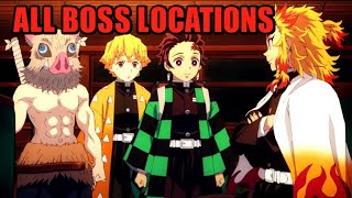 (Update 1) ALL BOSS LOCATIONS IN OUWOHANA | MAP 2 | Project Slayers