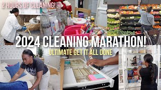 2024 MASSIVE CLEAN WITH ME MARATHON! 2 HOURS OF EXTREME CLEANING MOTIVATION, CLEAN/ORGANIZE WITH ME