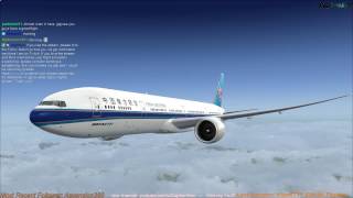 [FSX] PMDG 777-300ER | Guangzhou (ZGGG) to Beijing (ZBAA) Part 2