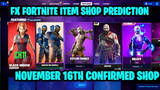 November 16th 2023 Fortnite Item Shop CONFIRMED / Fortnite Early Item Shop Prediction November 16th