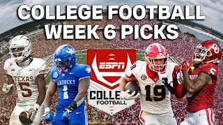 College Football Week 6 Picks & Predictions