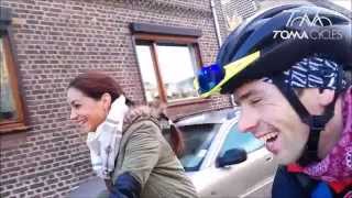 To work ride met Pauline