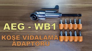 AEG - WB1 KÖŞE VİDALAMA ADAPTÖRÜ