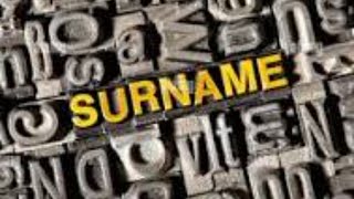 The process of changing surnames both spiritually and physically {paternal and maternal surnames}