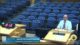 City of Milpitas - Special Meeting of the Milpitas City Council