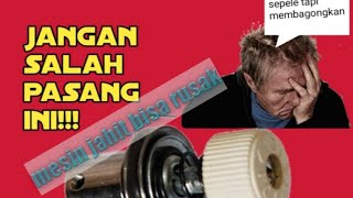 Hal sepele yang membuat mesin jahit rusak,cara menyusunnya seperti ini,kalau tidak akan patal..