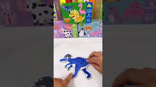 Wooden Card Dinosaur Puzzle Toy For Children —— Montessori Puzzle For Children