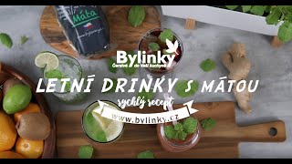 Letní mátové drinky