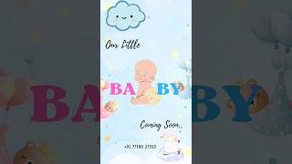 Pregnancy Announcement #digitalinvitation #shorts  #babyboy #babyannouncement #pregnancyannouncement