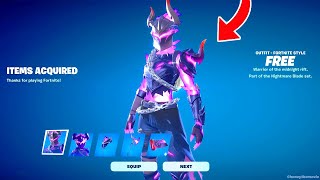 EPIC nos REGALA *GRATIS* la SKIN PESADILLA CABALLERESCA para TODOS en FORTNITE! 🎁