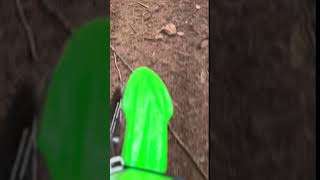 Ripping In The Woods With A KX112 #kawasaki #2stroke #trails #dirtbike