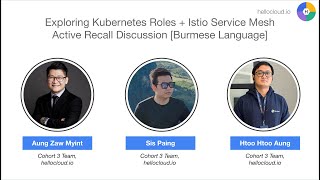 Exploring Kubernetes Roles + Istio Service MeshActive Recall Discussion [Burmese Language]