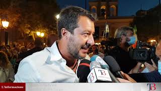 Taranto: Matteo Salvini fa tappa a Taranto per la campagna elettorale del 20 e 21 settembre