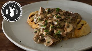 Creamy Garlic Mushrooms on Toast | Kitchen Daddy