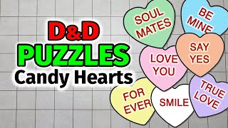 Candy Hearts D&D Puzzle - RPG Cipher Puzzles #dnd #puzzles