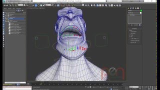 Facial Rigging Blended Morph 03 & Dorito Effect