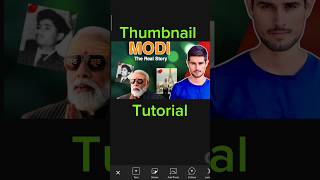 How to create a YouTube Thumbnail like Dhruv Rathee #thumbnailtutorial