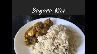 Bagara Rice Recipe in Telangana Style