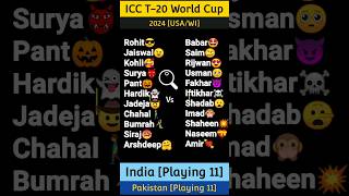 India Vs Pakistan | playing 11 |t-20 world cup 2024 | ind vs pak playing 11