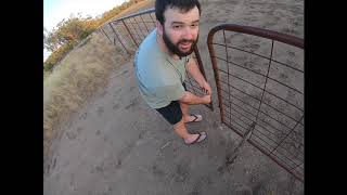 Gate etiquette on the farm.