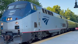 Amtrak #146 going southbound passing through Lorton VRE