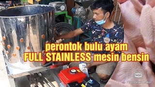 MESIN BULU AYAM FULL STAINLESS