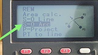 SO Arc Function use on Topcon or Sokkia Total Station