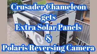 #0199 Solar panels & Reversing camera to Crusader Chameleon