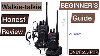 AMIA TECH 2Pcs Baofeng Walkie-talkie/ 888S With Free Earphone Dual Band HamRadio #Walkie-talkie