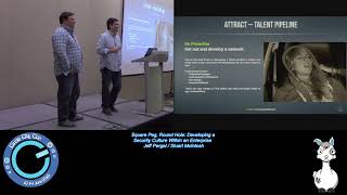 Developing a Security Culture Within an Enterprise | Jeff Pergal Stuart McIntosh | CircleCityCon 2.0