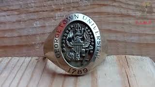 Anillo de la Universidad de Georgetown 1789: Plata y 14 Quilates - Historia y Valor