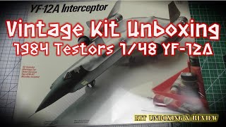 EPIC Vintage Kit Unboxing! 1984 Testors YF-12A Interceptor