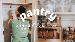 Pinterest Inspired Pantry Makeover! || Aesthetic Organization