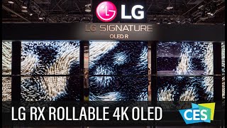 LG RX rollable 4K OLED TV kostet 60.000 $US (CES 2020)